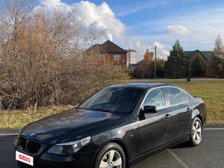 2006 BMW 5 серии 525xi V (E60/E61), чёрный, 1100000 рублей, вид 2