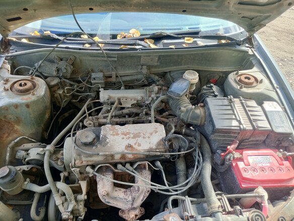 1997 Mitsubishi Colt V (CJ), серебристый, 55000 рублей - вид 6