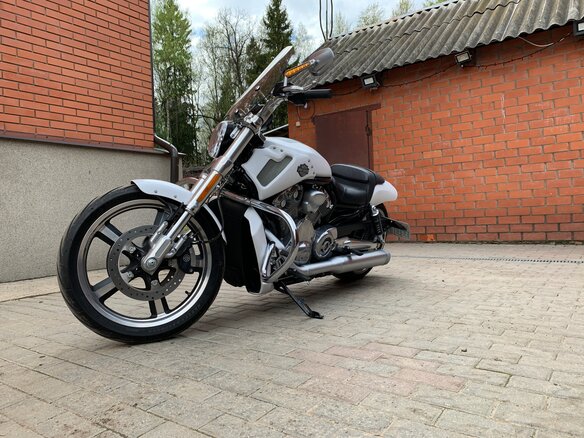 2014 Harley-Davidson V-Rod Muscle, белый - вид 2