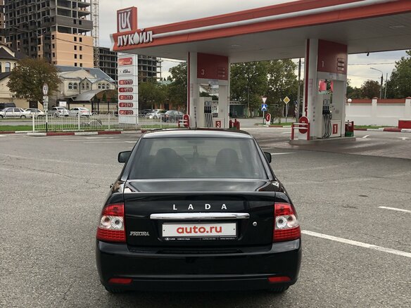 2015 Lada (ВАЗ) Priora I Рестайлинг, чёрный, 700000 рублей - вид 3