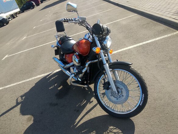 2012 Honda Shadow 750, оранжевый, 570000 рублей - вид 17