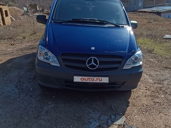 2014 Mercedes-Benz Vito 110 CDI L2 II (W639) Рестайлинг, синий, 2670000 рублей - вид 9