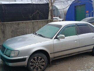 1991 Audi 100 IV (C4), серебристый, 350000 рублей, вид 1