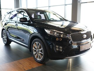 2017 Kia Sorento III Prime Рестайлинг, чёрный, 2750000 рублей, вид 2