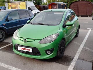 2008 Mazda 2 II (DE), зелёный, 555000 рублей, вид 1