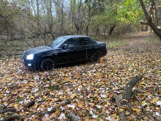 2015 Lada (ВАЗ) Priora I Рестайлинг, чёрный, 670000 рублей, вид 2