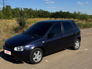 2008 Lada (ВАЗ) Kalina I, синий, 300000 рублей, вид 1