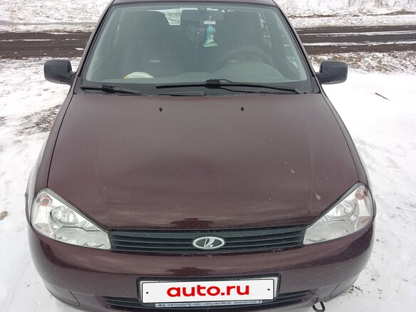 2012 Lada (ВАЗ) Kalina I, коричневый, 370000 рублей - вид 1