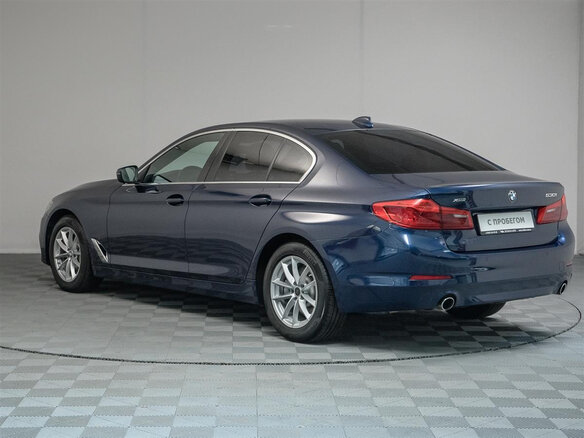 2017 BMW 5 серии 530i xDrive VII (G30/G31/G38), синий - вид 6