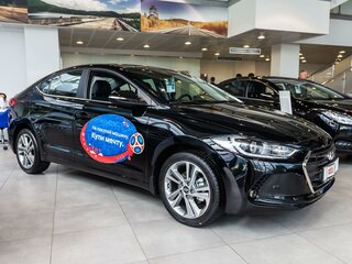 2018 Hyundai Elantra VI (AD) Рестайлинг, чёрный, 1420000 рублей, вид 2