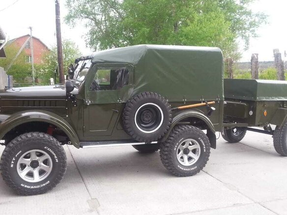 1966 ГАЗ 69, зелёный, 1930000 рублей - вид 10
