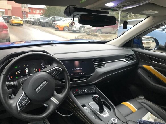 2021 Haval F7x I, синий - вид 6
