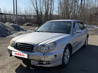 2005 Hyundai Sonata ТагАЗ IV (EF) Рестайлинг, серебристый, 230000 рублей, вид 1