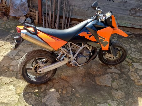 2006 KTM 950 SM, оранжевый, 420000 рублей, вид 2