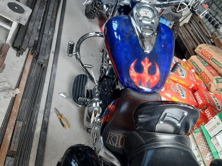 2004 Kawasaki VN2000 Vulcan, синий, 670000 рублей, вид 4