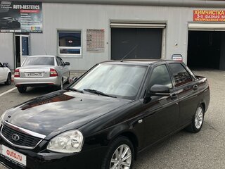2015 Lada (ВАЗ) Priora I Рестайлинг, чёрный, 700000 рублей, вид 3