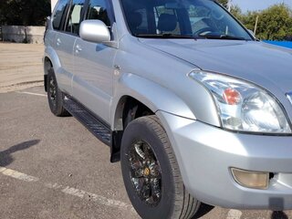 2003 Toyota Land Cruiser Prado 120 Series, серебристый, 1550000 рублей, вид 1