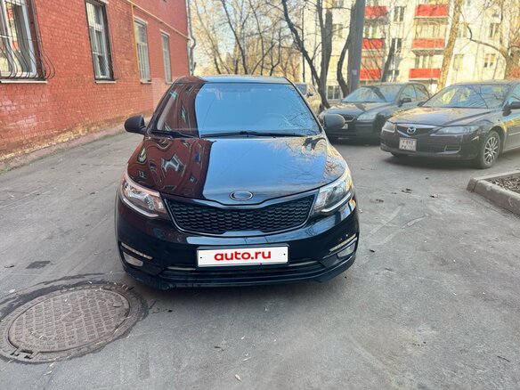 2016 Kia Rio III Рестайлинг, чёрный, 820000 рублей