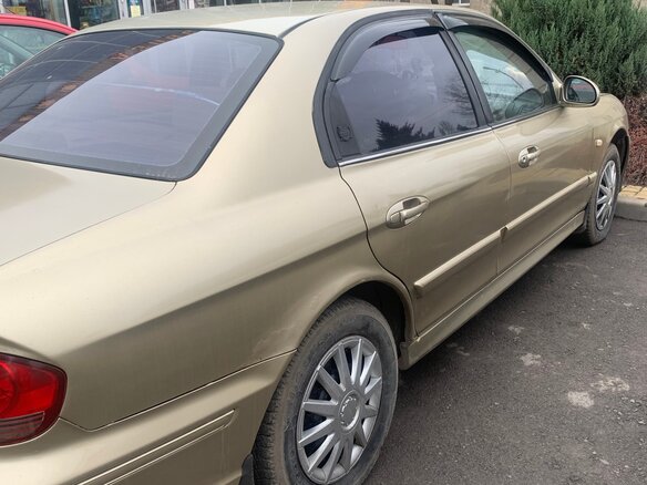 2001 Hyundai Sonata IV (EF) Рестайлинг, золотистый, 290000 рублей - вид 4
