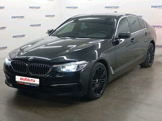 2019 BMW 5 серии 520d VII (G30/G31/G38), чёрный, 2492400 рублей, вид 2