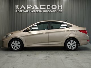 2011 Hyundai Solaris I, бежевый, 590000 рублей, вид 5