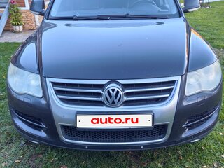 2008 Volkswagen Touareg I Рестайлинг, чёрный, 950000 рублей, вид 1