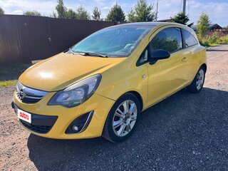 2012 Opel Corsa D Рестайлинг II, жёлтый, 610000 рублей, вид 2