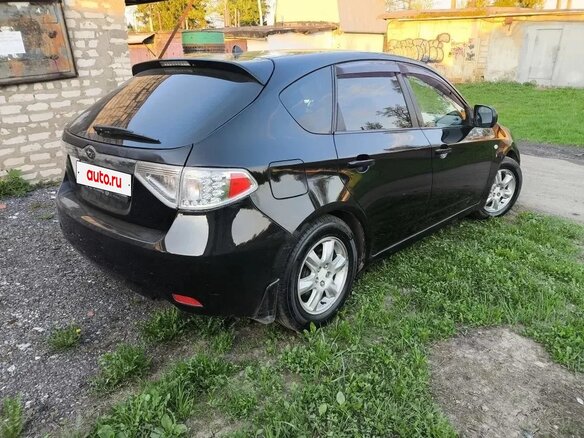 2008 Subaru Impreza III, чёрный - вид 2