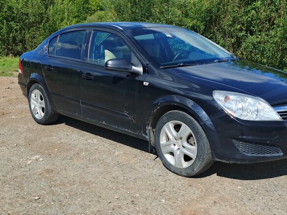 2008 Opel Astra H Рестайлинг, чёрный, 440000 рублей
