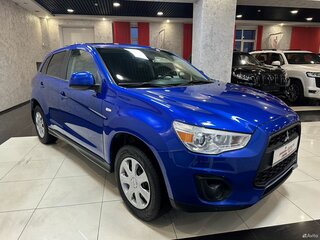 2014 Mitsubishi ASX I Рестайлинг, синий, 1365000 рублей, вид 3