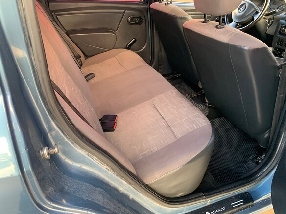 2011 Renault Logan I Рестайлинг, синий, 330000 рублей - вид 15