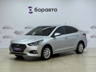 2018 Hyundai Solaris II, серебристый, 1450000 рублей, вид 1