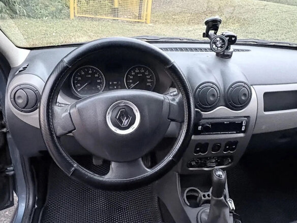2012 Renault Logan I Рестайлинг, синий, 275000 рублей - вид 12
