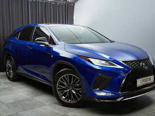 2019 Lexus RX 300 IV Рестайлинг, синий, 4580000 рублей, вид 3