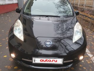 2012 Nissan Leaf (EM57) I (ZE0/AZE0), чёрный, 680000 рублей, вид 1