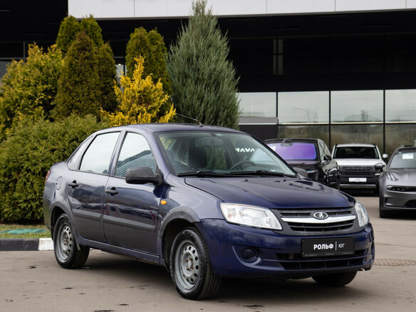 2012 Lada (ВАЗ) Granta I, синий, 308000 рублей - вид 1