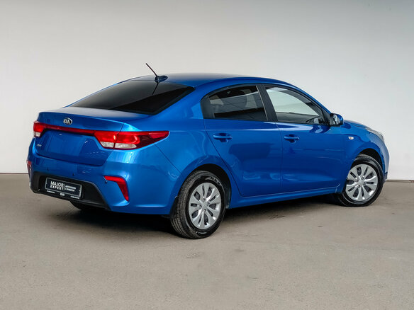 2018 Kia Rio IV, синий, 1425000 рублей - вид 4