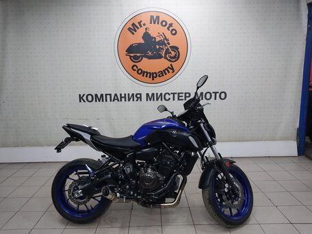 2019 Yamaha MT-07 (FZ-07), синий, 799000 рублей, вид 1