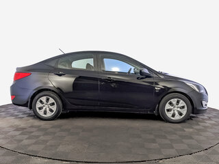 2016 Hyundai Solaris I Рестайлинг, чёрный, 865000 рублей, вид 4