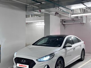 2017 Hyundai Sonata VII (LF) Рестайлинг, белый, 1950000 рублей, вид 1