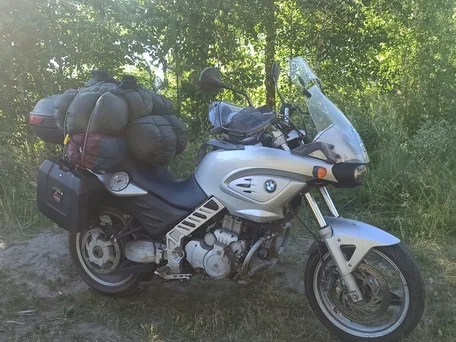 2003 BMW F 650 CS, серебристый, 300000 рублей, вид 4