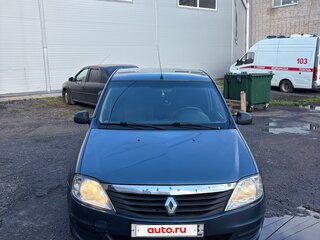 2010 Renault Logan I Рестайлинг, синий, 345000 рублей, вид 1