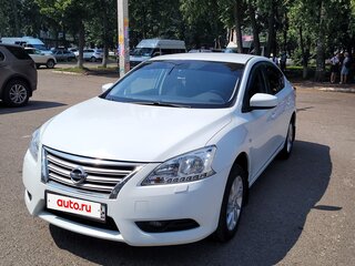 2014 Nissan Sentra VII (B17), белый, 1100000 рублей, вид 1