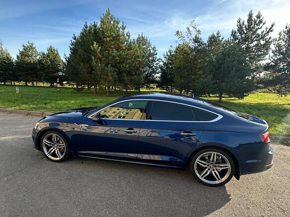 2018 Audi A5 II (F5), синий, 2900000 рублей - вид 5