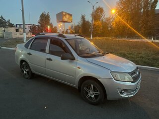 2013 Lada (ВАЗ) Granta I, серебристый, 395000 рублей, вид 4