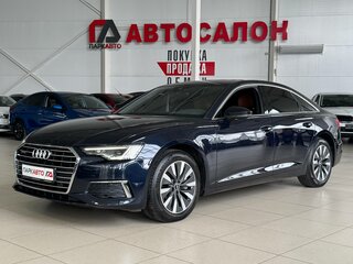 2021 Audi A6 45 TFSI V (C8), синий, 3870000 рублей, вид 1