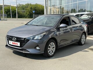 2022 Hyundai Solaris II Рестайлинг, серый, 1650000 рублей, вид 3