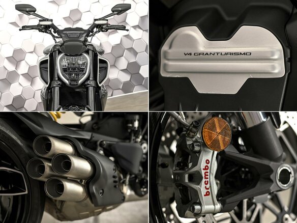 2024 Ducati Diavel V4, чёрный - вид 9