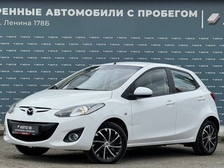 2011 Mazda 2 II Рестайлинг (DE2), белый, 799000 рублей, вид 1
