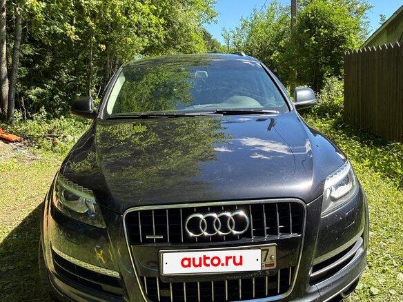 2013 Audi Q7 I (4L) Рестайлинг, чёрный, 2000000 рублей - вид 2